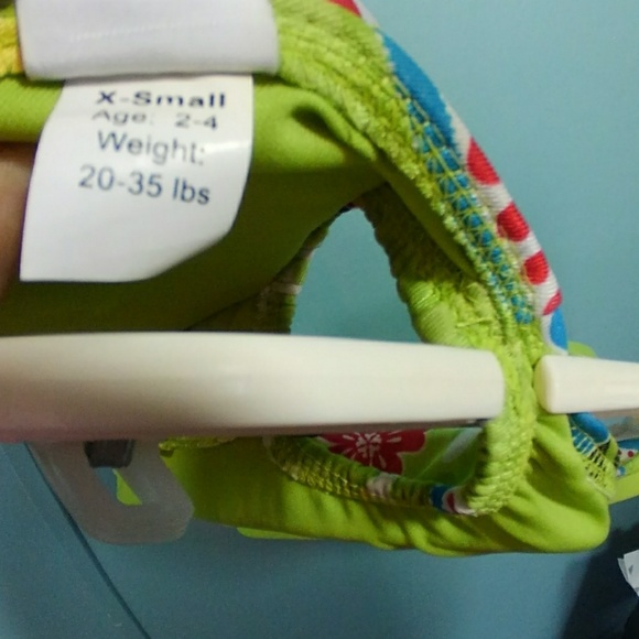 Childs Zip Back Swim Vest X Small Sz 2 - 4 - Picture 6 of 8